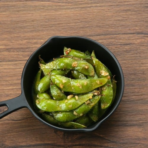 4. Garlic Edamame.