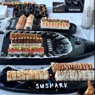 Sushark Rolls Platter.