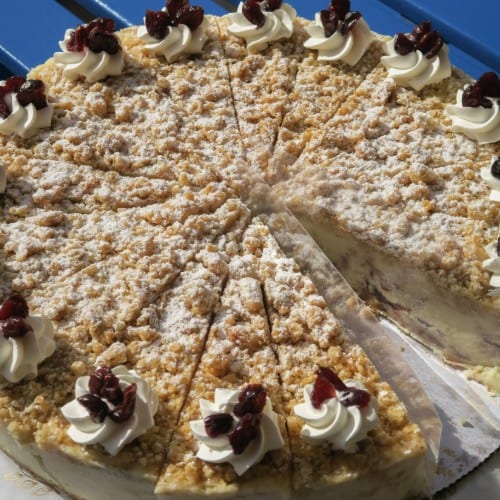 Cranberry Streusel Cheesecake - 2 Day PreOrder Required.