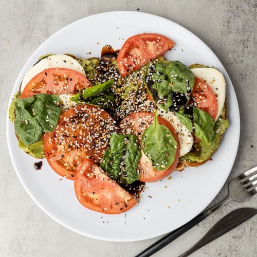 Caprese Avocado Toast.