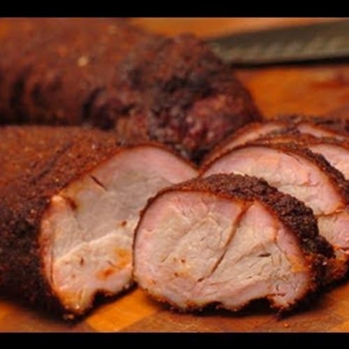 Smoked Pork Loin Platter.