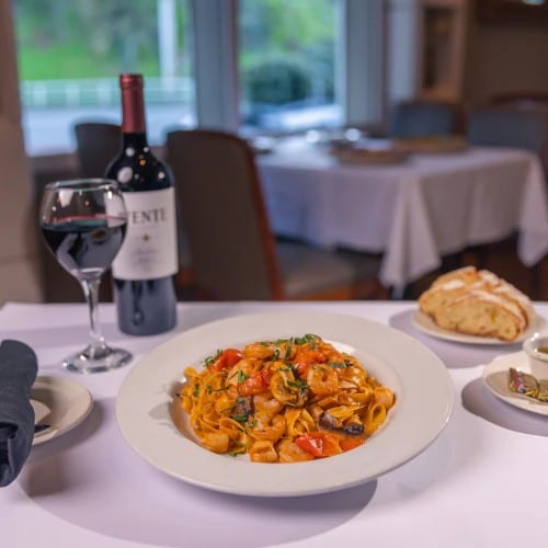 Fettuccine viareggina.