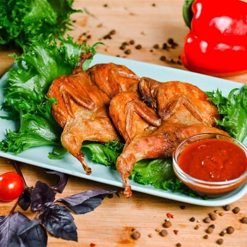 Roasted Quails.