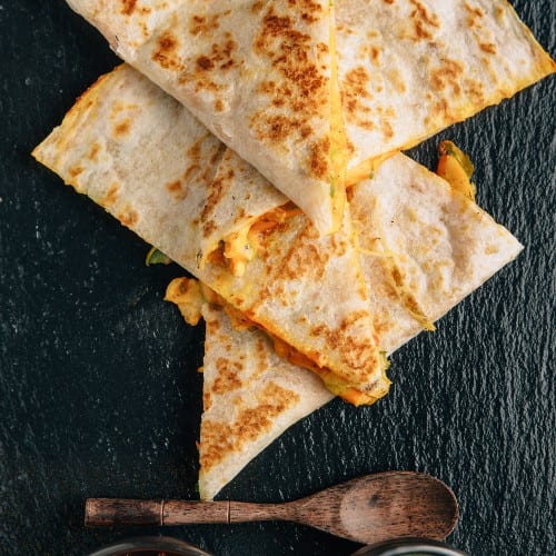 Shrimp Quesadilla.
