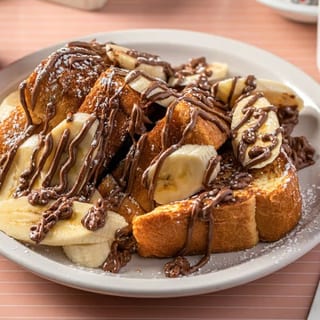 Nutella Banana Stuffed French Toast