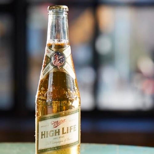 Miller HiLife, 12oz. Bottle.
