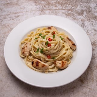 Fettuccine Alfredo with Chicken
