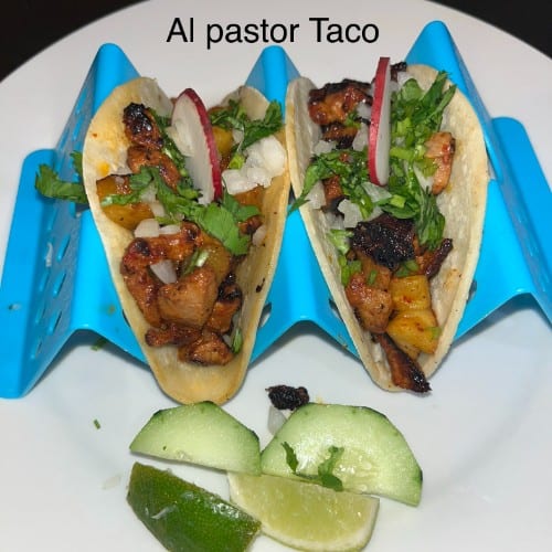 Taco Al Pastor (Marinated Pork).
