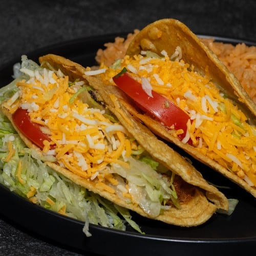 Chicken Hard Shell Taco.