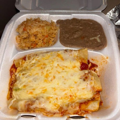 Dinner Enchiladas.