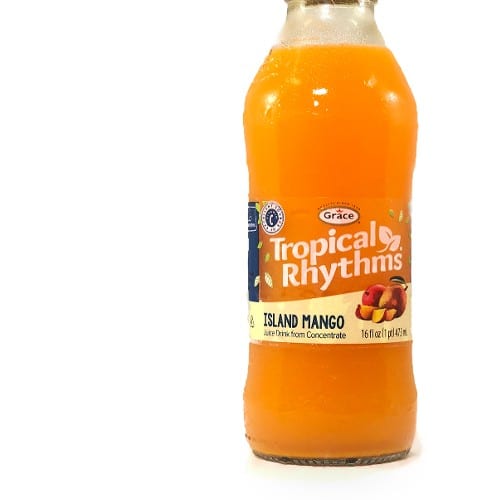 Tropical Rhythm Island Mango Drink.