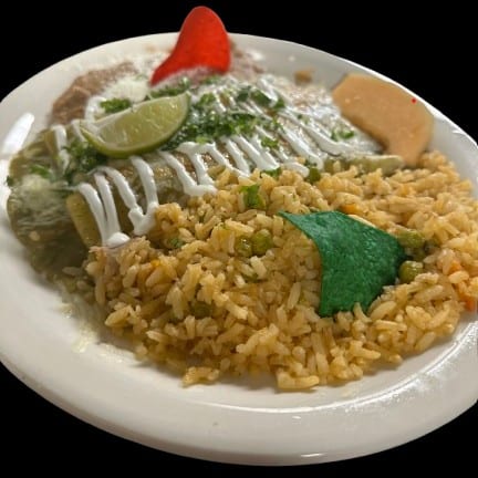 Crab Meat Enchiladas.