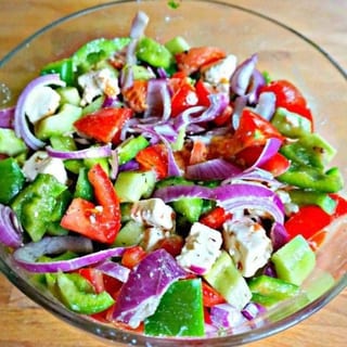 Half Tray Greek Salad