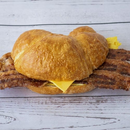 BEC Croissant Sandwich.