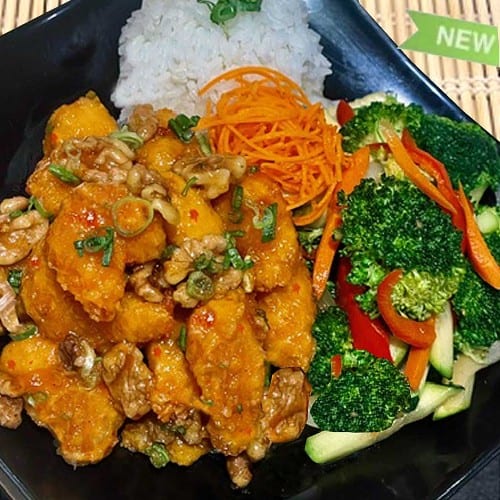 Bang Bang Walnut Shrimp.