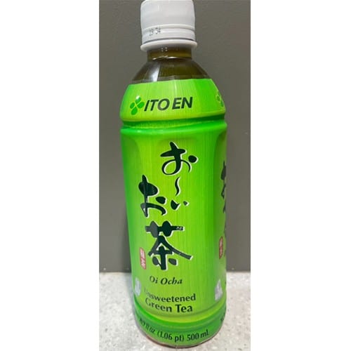 Unsweetened Green Tea.