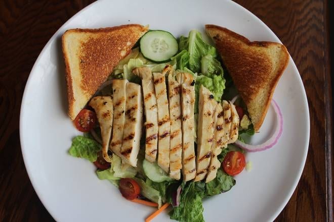 Chicken on the Greens Salad.
