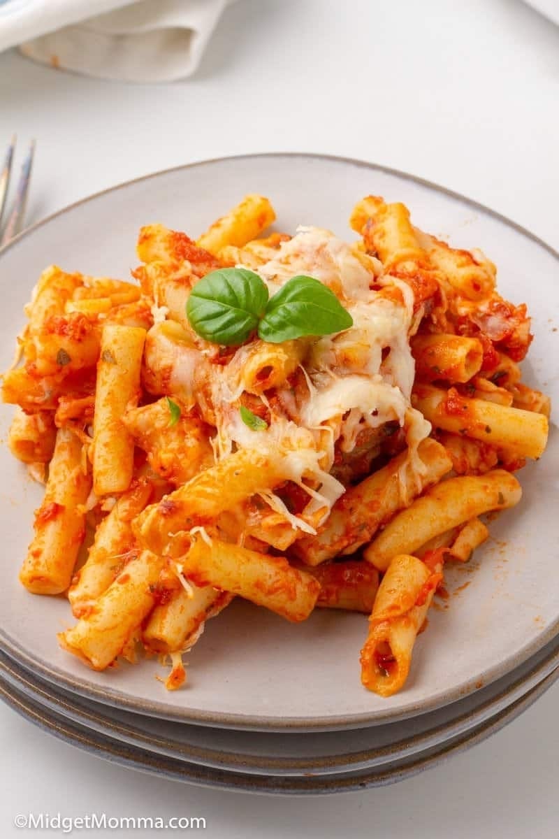 Ziti with Sausage.