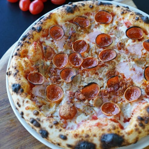 Woodhaven Warrior Pizza.