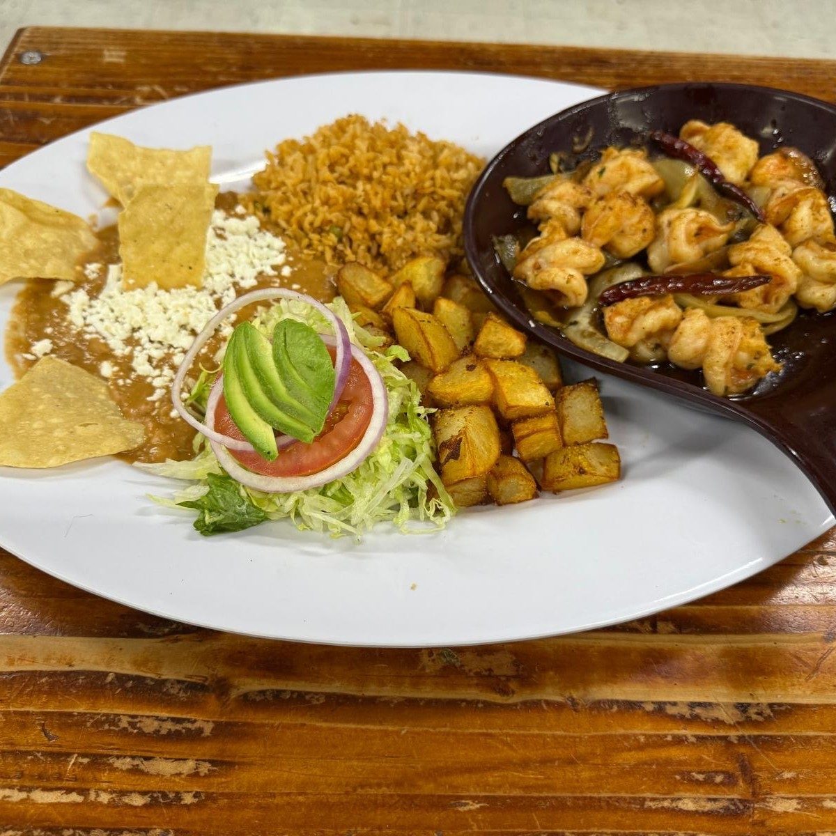 Camarones al Mojo de Ajo.