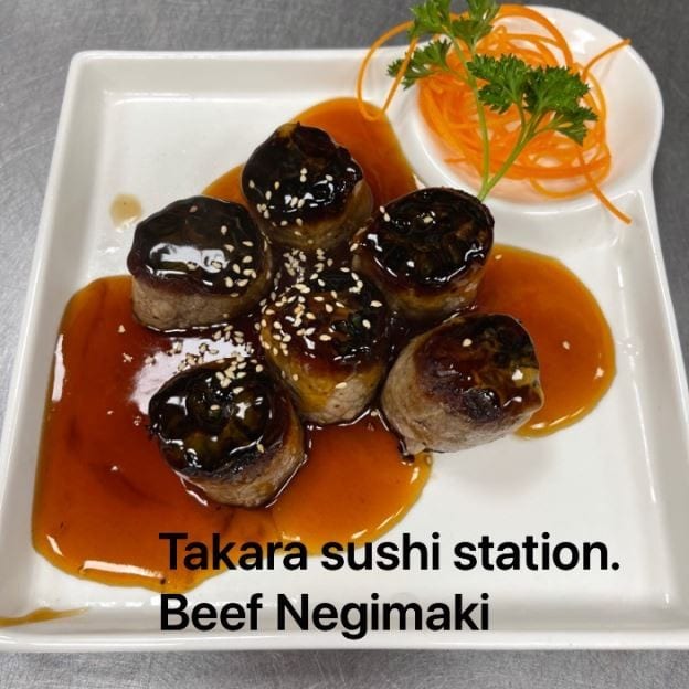 Beef Nagimaki.