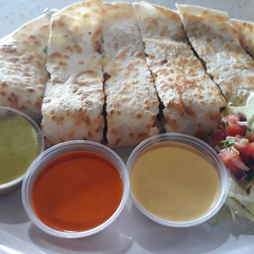 Camarones Quesadillas.