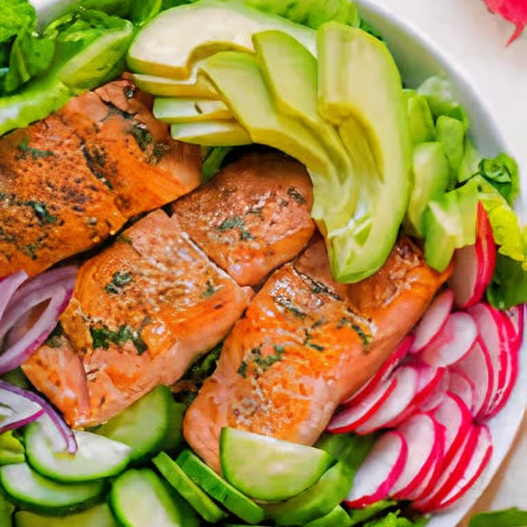 Salmon Avocado Salad.