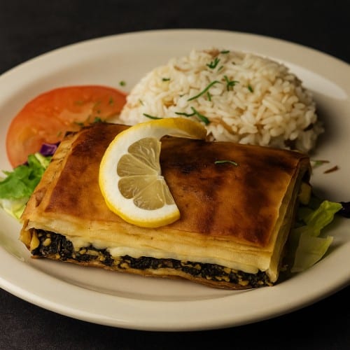 Spanakopita Plate.