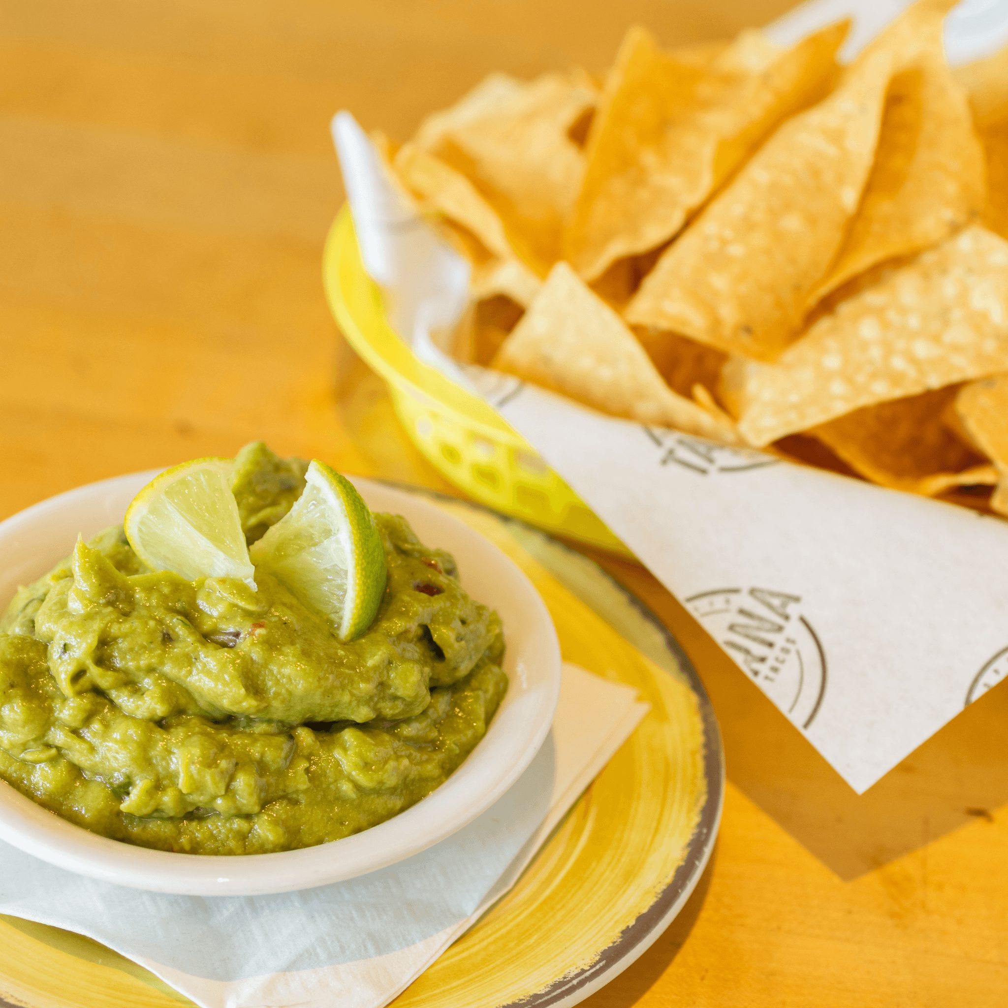 Chips and Guacamole.