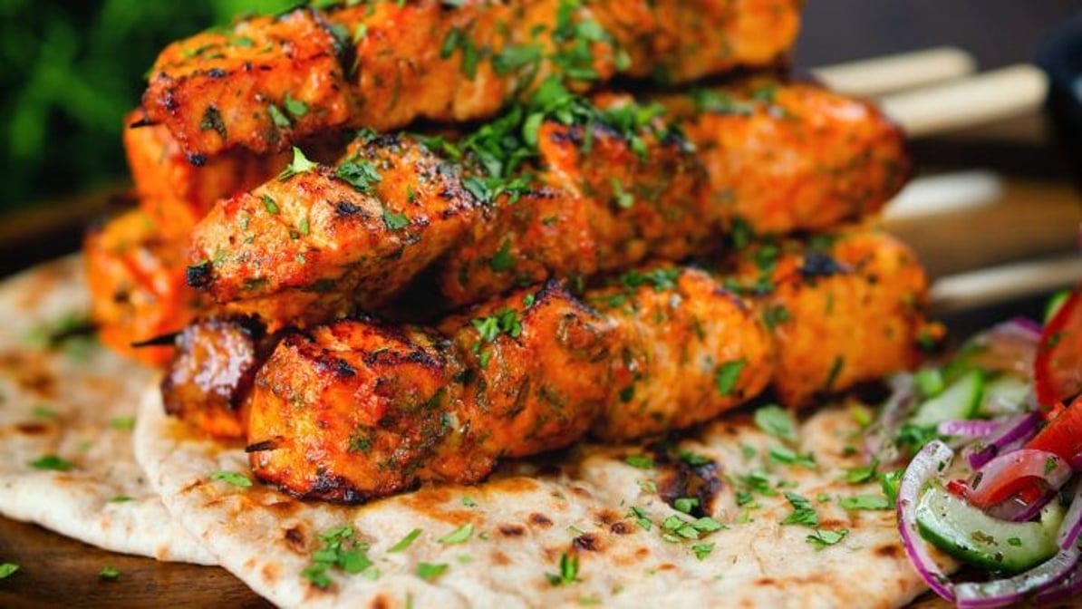 Tandoori Salmon Tikka.