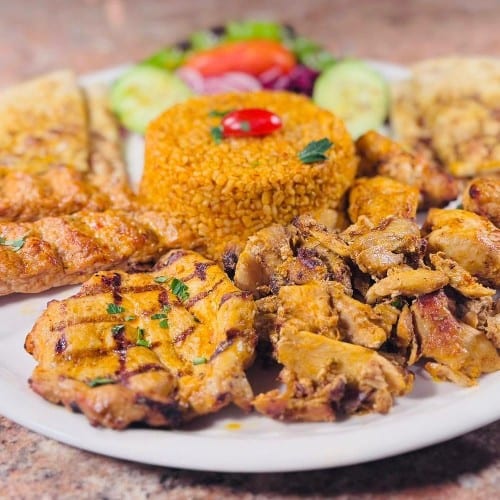 Mixed Chicken for 1 + 1 Pita.