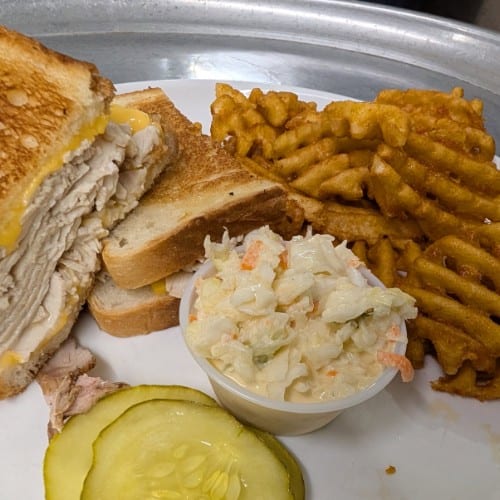 Turkey Melt Sandwich.