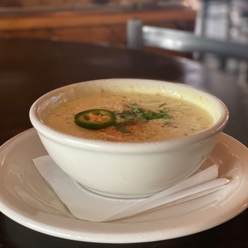 Cream of Jalapeño Soup.