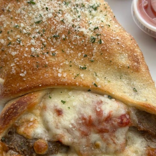 Italian Meatball Stromboli.
