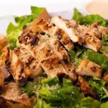 Grilled Chicken Caesar Salad.