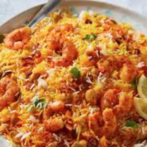 14. Shrimp Biryani.