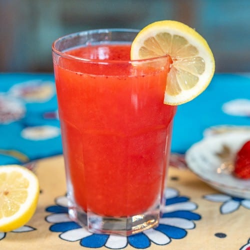 Strawberry Rose Lemonade.