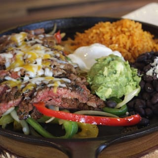 Steak fajitas