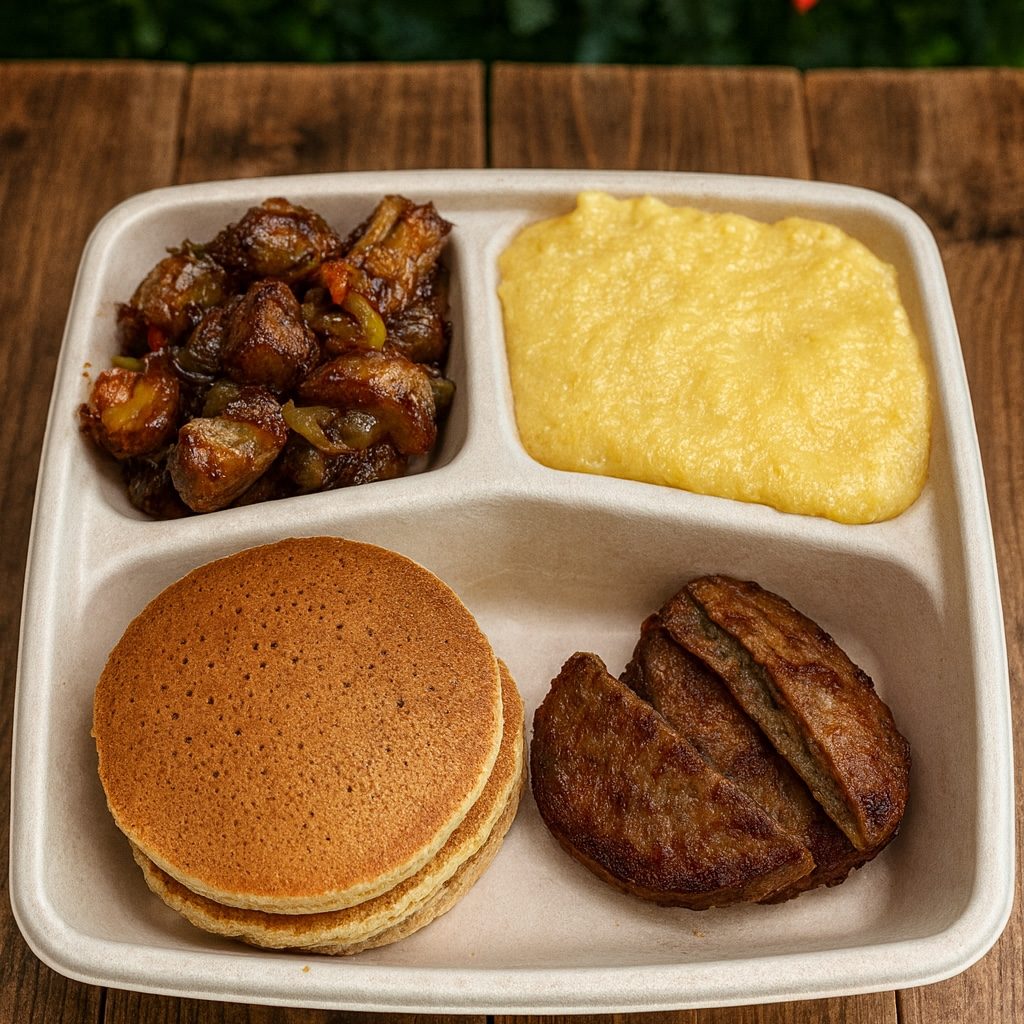 Soy Free Pancake Breakfast.