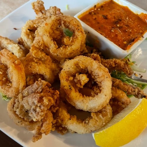 Crisped Calamari.