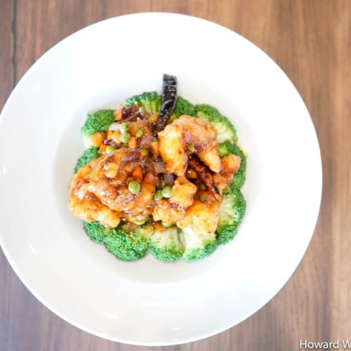 Spicy Crispy Prawns Dinner.