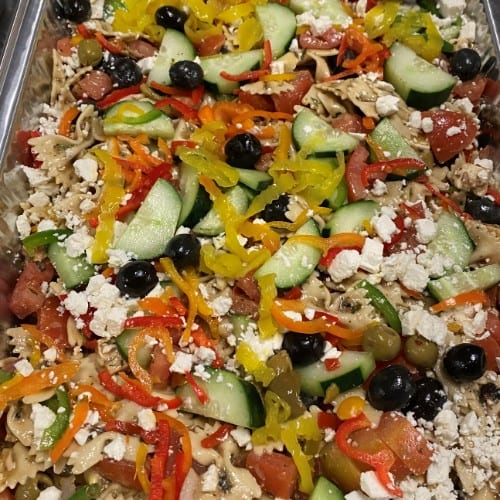 Greek Pasta Salad.