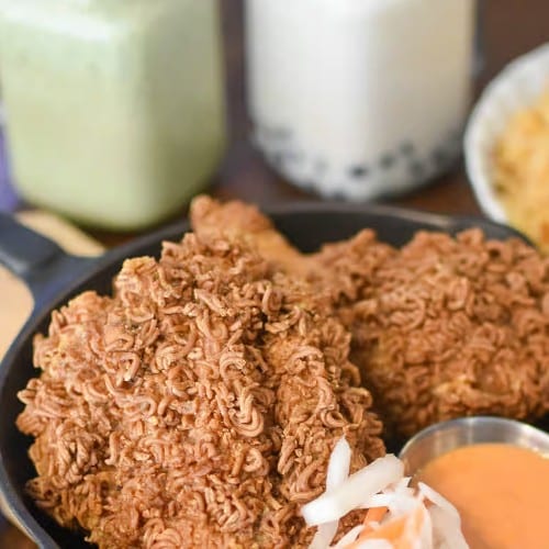 Ramen Crusted Fried Chicken 日式香脆拉麵炸鷄.