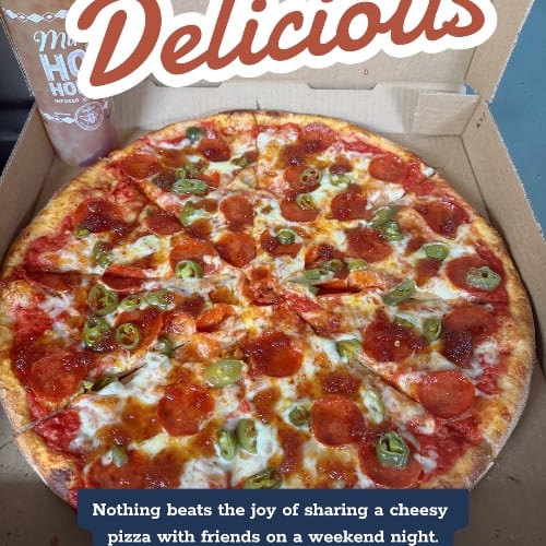 Lg 16’ Specialty Combo Pizza & 6 Wings.