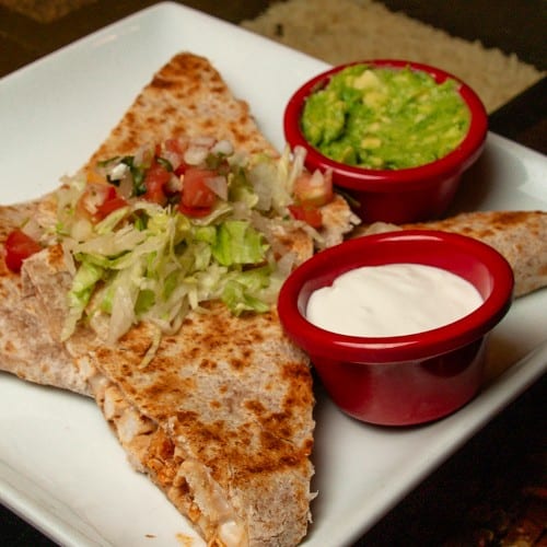 BRUNCH Club Quesadilla.
