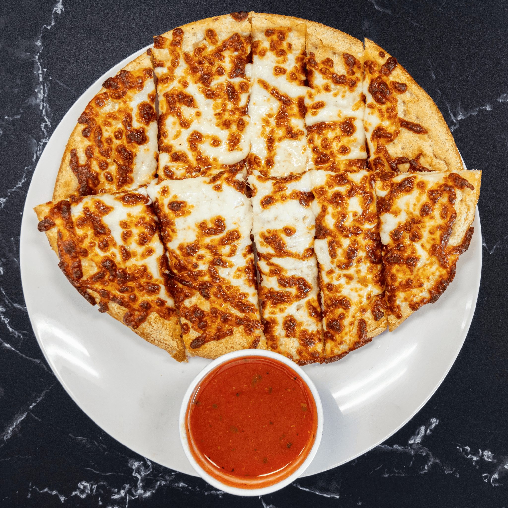 Cheese Sticks with Sauce.