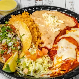 Taco Enchilada Plate