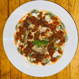 Aashak-Leek Dumplings