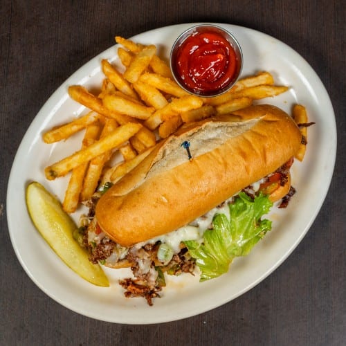 Philly Cheesesteak Sandwich.