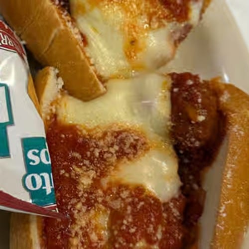 Eggplant Parmigiana Sub.